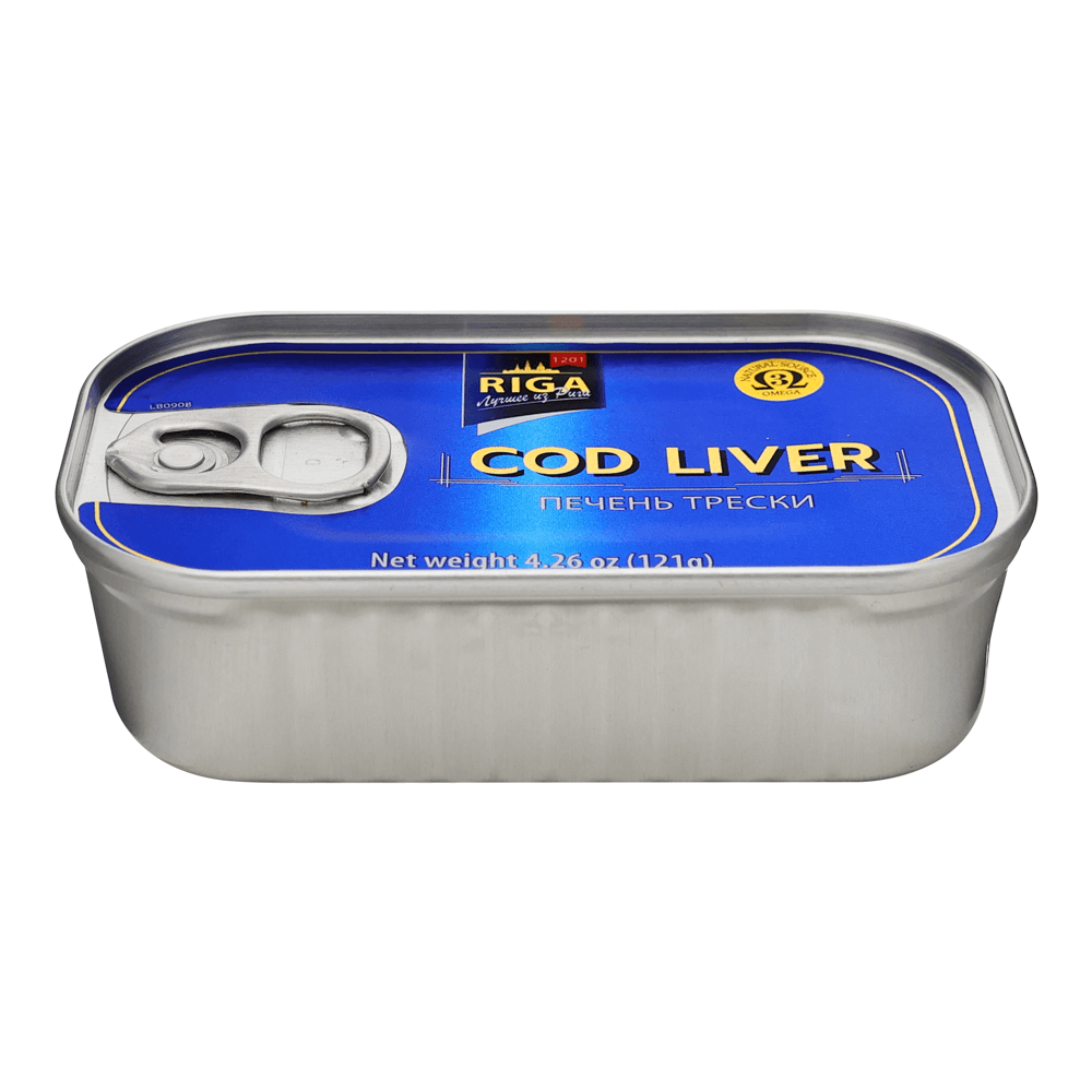 Cod Liver Square The Best of Riga – 4.27 oz (121gr)